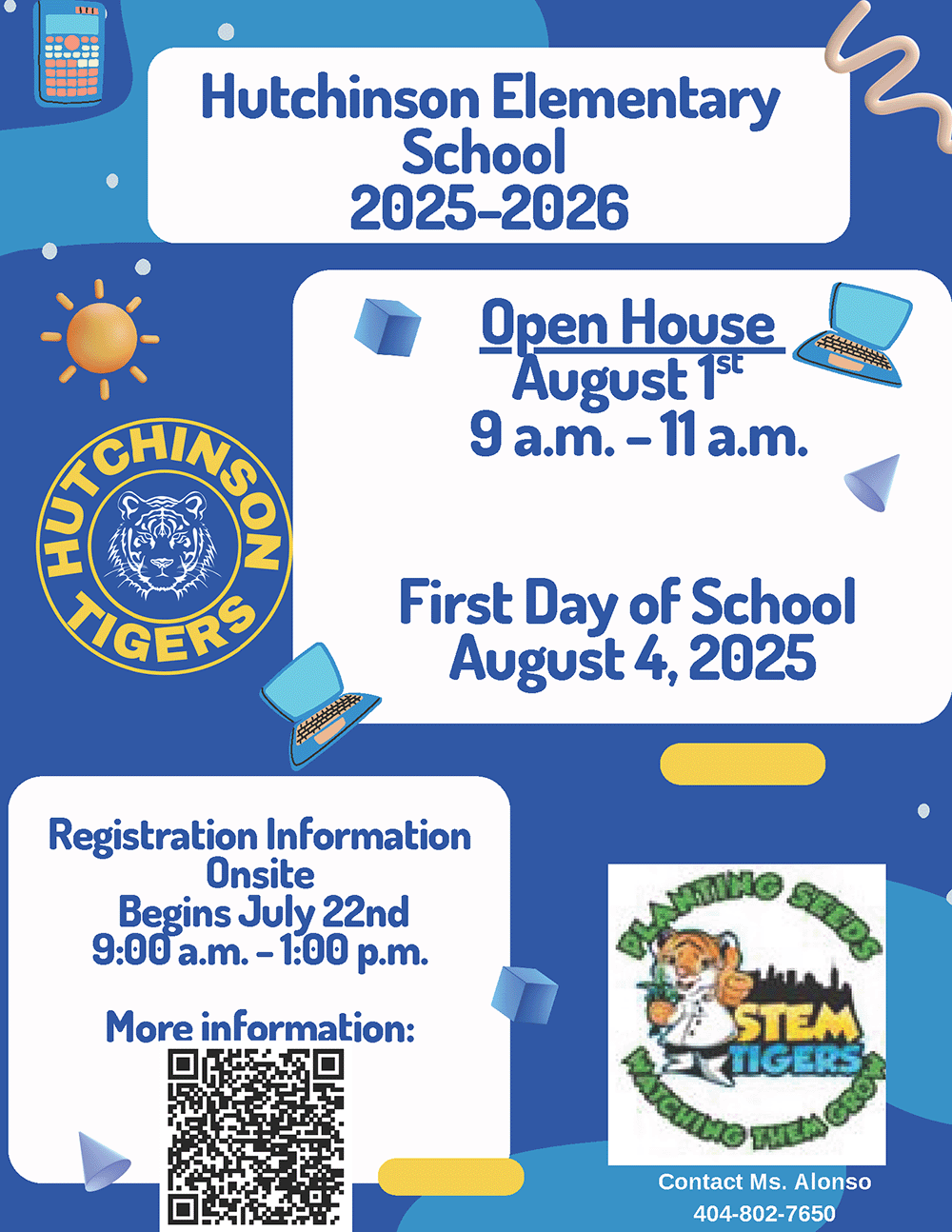 Back to school flyer